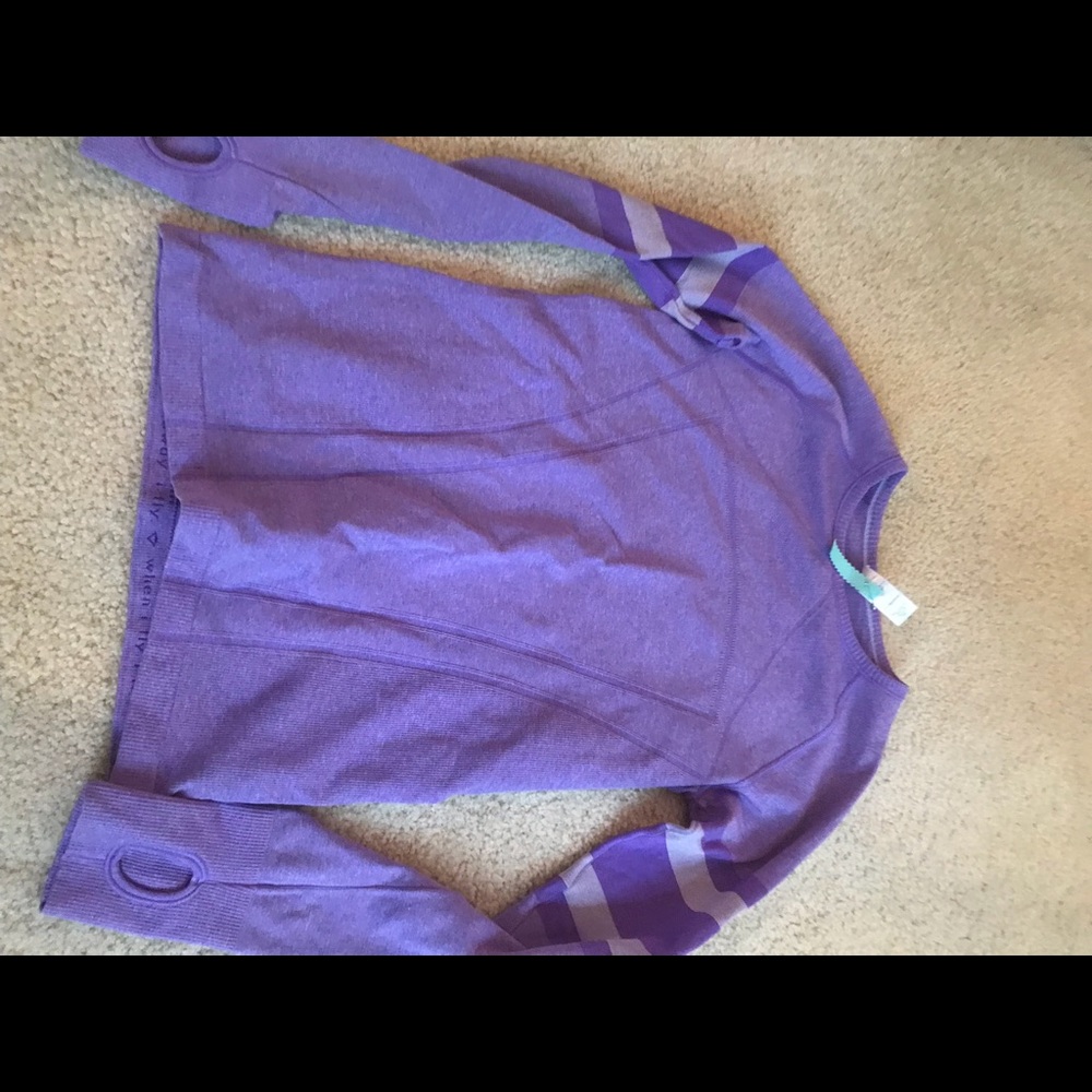 purple ivivva shirt